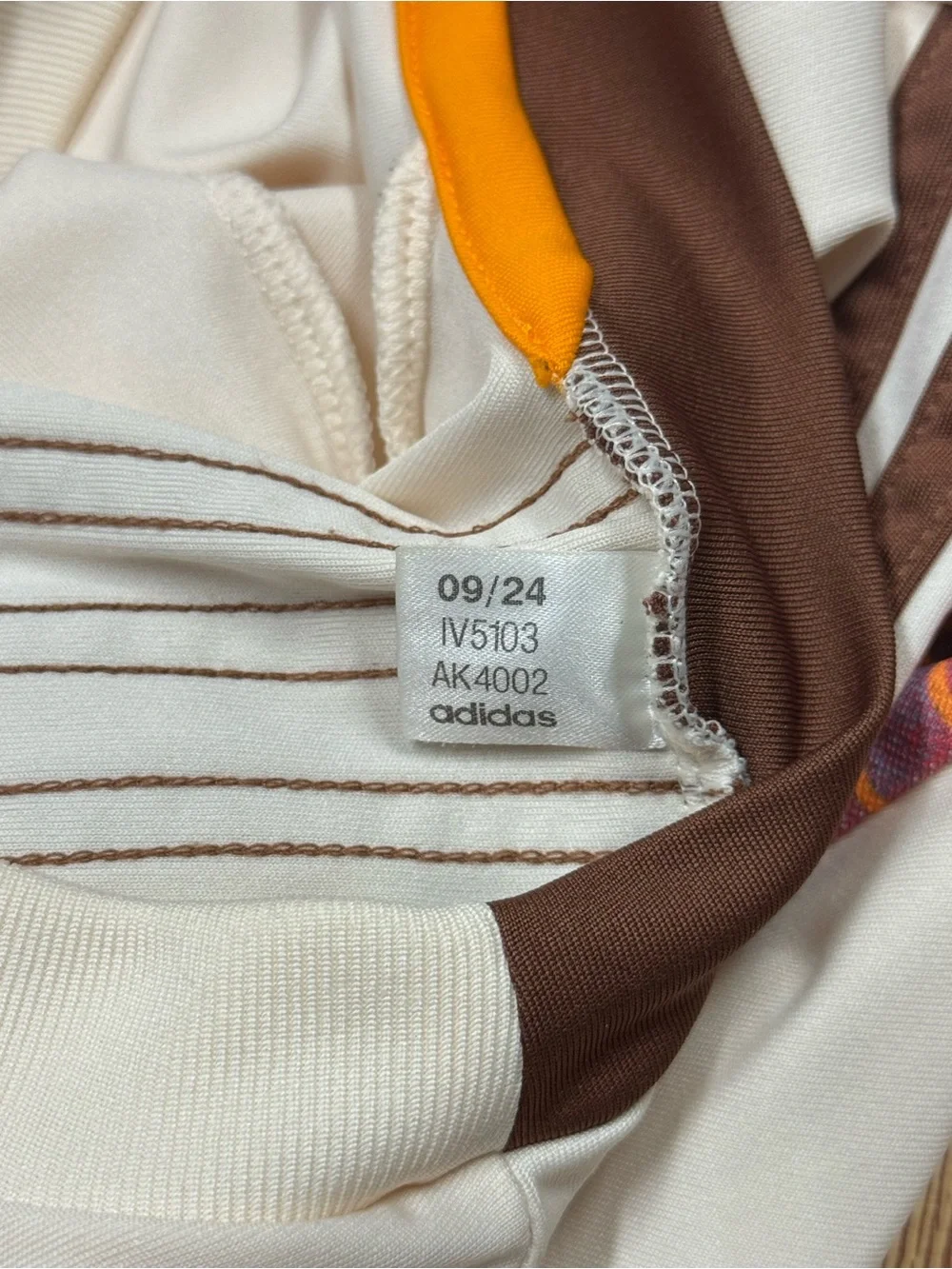 DC United MLS Adidas Aeroready Soccer Jersey Cream Brown Design Size L